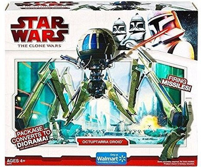 

Hasbro Star Wars 2009 Clone Wars Animated Exclusive Octuptarra(Multicolor)