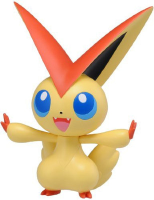 

Takara Tomy Pokemon Black And White Sound/ Talking Soft Vinyl Victini(Multicolor)