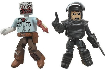 

Diamond Select S Walking Dead Minimates Series 3 Riot Gear Rick And Guard(Multicolor)