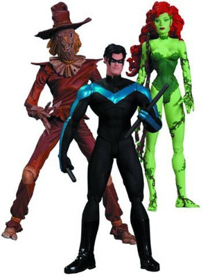

DC Comics Collectibles Hush Scarecrownightwing And Poison Ivy 3Pack(Multicolor)