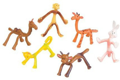 

RINCO One Dozen 'Fun S' Bendable Retro Animals(Multicolor)