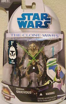 

Hasbro General Grievous Star Wars The Clone Wars 1St Day Issue(Multicolor)