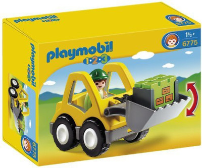 

PLAYMOBILA Playmobil 1.2.3 Excavator(Multicolor)