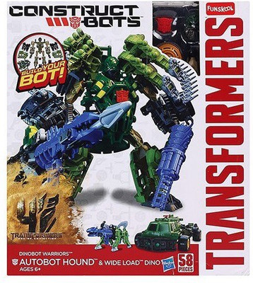 

Funskool Construct Bots Dinobot Warriors Autobot Hound 58 Pieces(Multicolor)