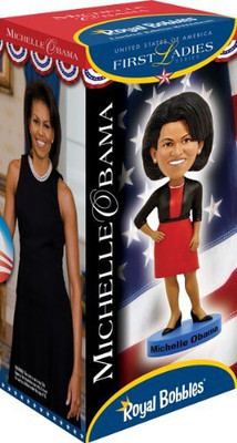 

Royal Bobbles Michelle Obama Bobblehead(Multicolor)