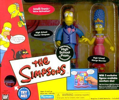 

Playmates Toys The Simpsons Exclusive Playset High School Prom With Homer(Multicolor)