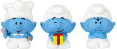 

The Smurfs Micro Village micro cook grouchy and Jokey3 Pack(Multicolor)