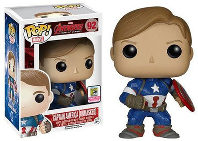

Funko Unmasked Captain America Pop 2015 Convention Exclusive(Multicolor)