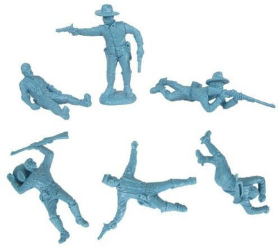 

Toy Soldiers of San Diego Civil War Dismounted Cavalry With Casualties Plastic Army(Blue)