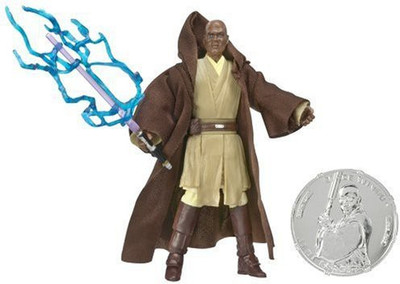

Hasbro Star Wars 375" Basic Mace Windu(Multicolor)