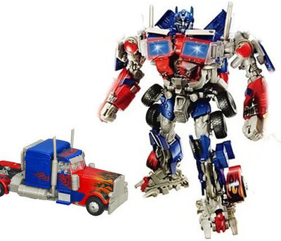 

Vaibhav Transrobots 4 Voyager Optimus Prime Action Figure Toy Convert Into Truck Big Size(Red)