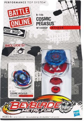 

Beyblade Metal Fury B-146 Cosmic Pegasus W105R2F Top(Multicolor)