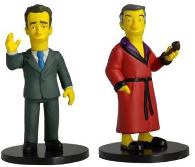 

NECA The Simpsons 25Th Anniversary Tom Hanks And Hugh Hefner 2"(Multicolor)