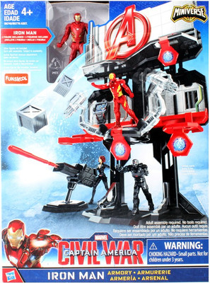 

Funskool Captain America 2.5" Face Off Playset(Multicolor)