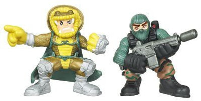 

Hasbro Beachhead And Serpentor Gi Joe Combat Heroes(Multicolor)