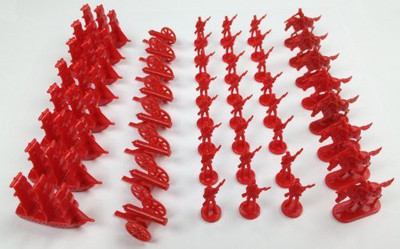 

Morrison Games Napoleonic & Civil War Military Miniatures (Red) Plastic(Red)