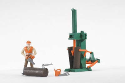 

Bruder Bworld Logging Set With Man(Multicolor)