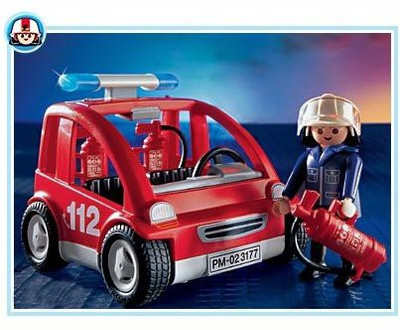 

Playmobil Rescue Fire Chief'S Car(Multicolor)
