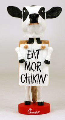 

Royal Bobbles Chickfila "Eat Mor Chikin" Bobblehead(Multicolor)