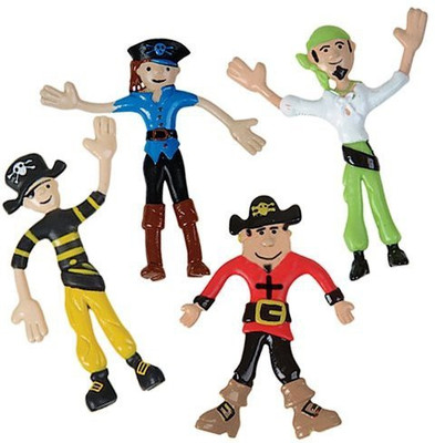 

Rhode Island Novelty Bendable Pirates (1 Dozen)(Multicolor)