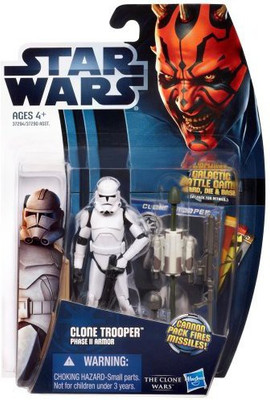 

Hasbro Star Wars The Clone Wars Clone Trooper Phase Ii Armor 35(White)