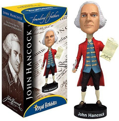 

Royal Bobbles John Hancock Bobblehead(Multicolor)