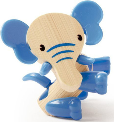 Hape Minimals Elephant Bamboo Play(Multicolor)