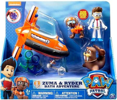 

Paw Patrol Zuma & Ryder Bath Adventure(Orange, Brown, White)