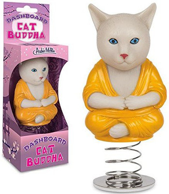 Archie McPhee - Accoutrements Archie Mcphee Dashboard Cat Buddha(Multicolor)