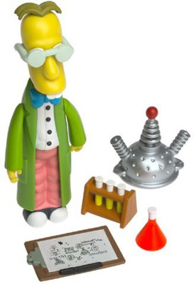 

Playmates Toys The Simpsons Series 6 Professor Frink(Multicolor)