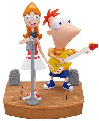 

Disney Phineas And Ferb Mini 2Pack Phineas Candace Rockin Stage(Multicolor)
