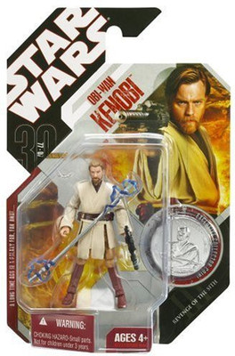 

Hasbro Star Wars 375" Bsc Fig Obiwan Kenobi With General Grievous(Multicolor)