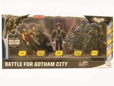 

Mattel Batman Dark Knight Rises Exclusive 4 Inch 5Pack Battle(Multicolor)