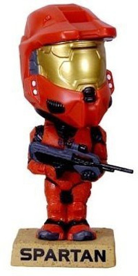 

Halo Funko 3 Rocket 2008 Sdcc Exclusive Red Spartan Bobblehead(Multicolor)