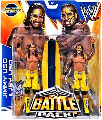 

Mattel Wwe Battle Pack Jimmy And Jey Uso (The Usos) Series 28(Multicolor)