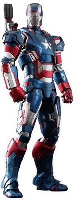 

Hot Toys Figurine Iron Man 3 Iron Patriot Limited Edition(Multicolor)