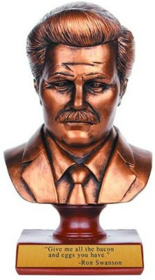 

NBCUniversal Store Parks And Recreation Ron Swanson Bust(Multicolor)