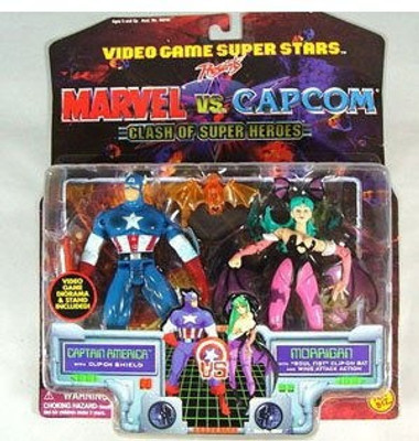 

Marvel Vs. Capcom Captain America vs. Morrigan(Multicolor)