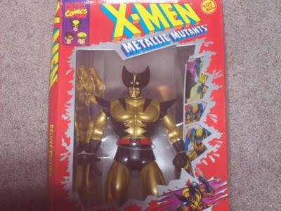 

X-Men Wolverine Metallic Action Figure - 1994 Metallic Mutants Series - 10 Inch Tall - Fully Posebale - Weapon Included(Multicolor)