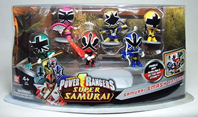 

Power Rangers Super Samurai Pvcset Samurai Smash Rangers(Multicolor)