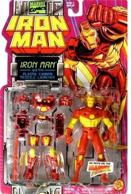 

Iron Man 5" W/Plasma Cannon Missile Launcher (1994 Biz)(Multicolor)