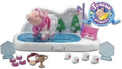 

Tea & Cup Teacup Piggies Champions Ice Skating Rink Play Set(Multicolor)