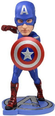

NECA Avengers Movie Captain America Headknocker(Multicolor)