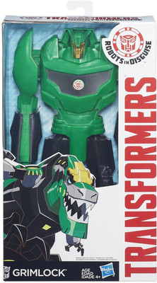 Funskool Transformers Robots In Disguise Titan Heroes Grimlock 12 Inch Figure(Green)
