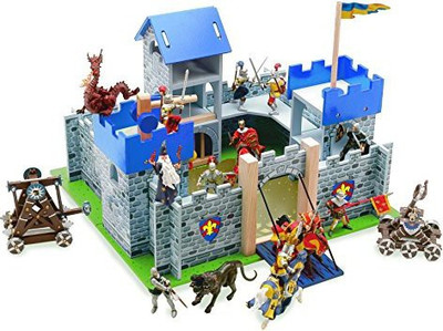 

Le Toy Van Wooden Blue Excalibur Castle(Multicolor)