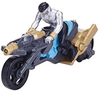 

Power Rangers Super Megaforce Turbo Cycle And 4" Silver Ranger(Multicolor)