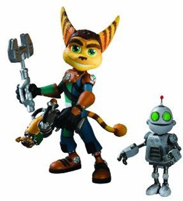 

DC Comics Ratchet & Clank Series 1 Ratchet With Transforming Clank(Multicolor)