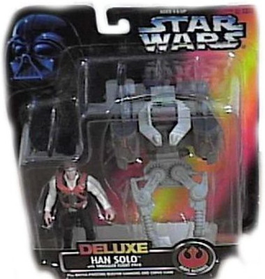 

Hasbro Star Wars Power Of The Force Deluxe Han Solo With Smuggler(Multicolor)