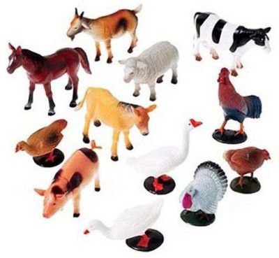 

PTCMart FRAM ANIMALS 12PCS(Multicolor)