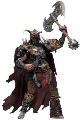 

Spawn series 22 R3 BLOODAXE Repaint Variant Action Figure RARE!(Multicolor)